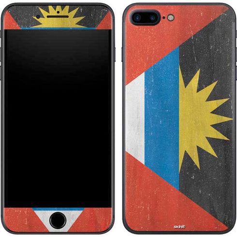 Antigua and Barbuda Flag Distressed iPhone 7 Plus Skin
