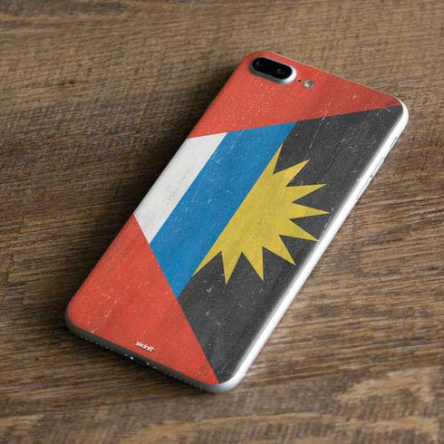 Antigua and Barbuda Flag Distressed iPhone 7 Plus Skin