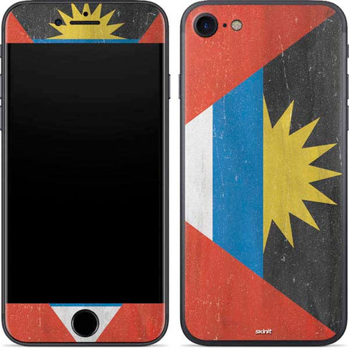 Antigua and Barbuda Flag Distressed iPhone 7 Skin