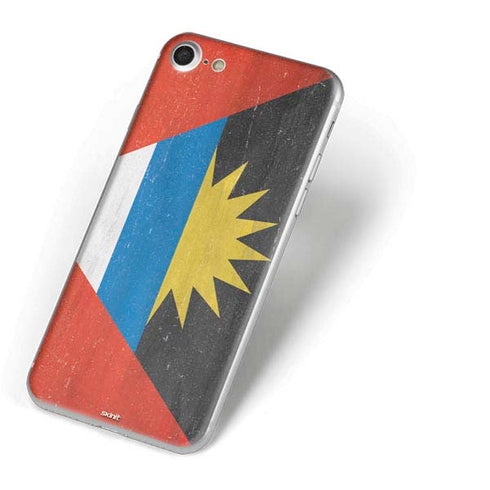 Antigua and Barbuda Flag Distressed iPhone 7 Skin