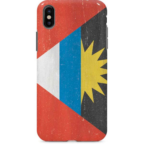 Antigua and Barbuda Flag Distressed iPhone 8 Pro Case
