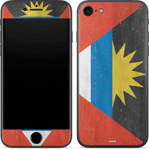 Antigua and Barbuda Flag Distressed iPhone 8 Skin