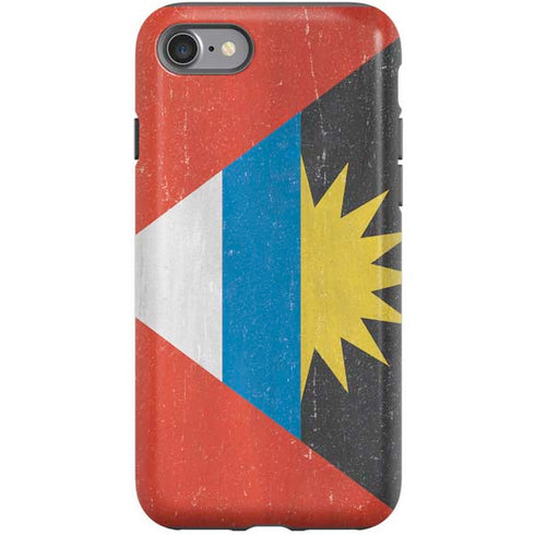 Antigua and Barbuda Flag Distressed iPhone SE (2nd & 3rd Gen) Pro Case
