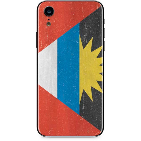 Antigua and Barbuda Flag Distressed iPhone XR Skin