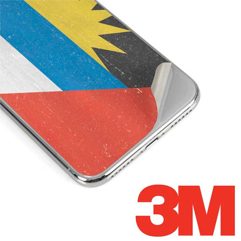 Antigua and Barbuda Flag Distressed iPhone XS Skin