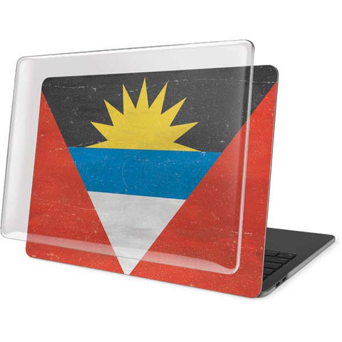 Antigua and Barbuda Flag Distressed MacBook Pro 16in (2019-20) Case plus Skin