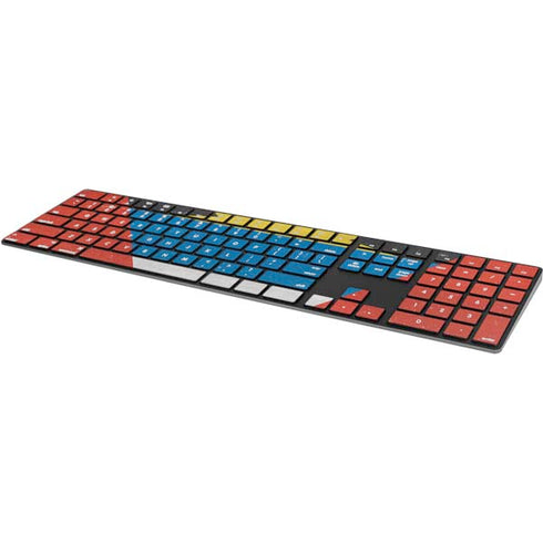 Antigua and Barbuda Flag Distressed Magic Keyboard with Numeric Keypad Skin