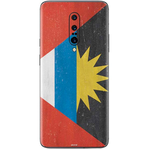 Antigua and Barbuda Flag Distressed OnePlus 7 Pro Skin