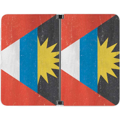 Antigua and Barbuda Flag Distressed Surface Duo Skin