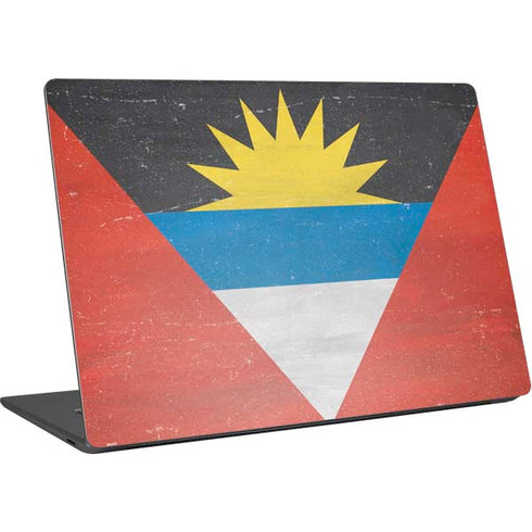 Antigua and Barbuda Flag Distressed Surface Laptop 4 15in Skin