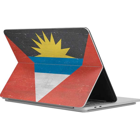 Antigua and Barbuda Flag Distressed Surface Laptop Studio Skin