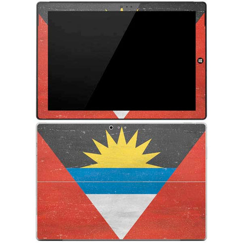 Antigua and Barbuda Flag Distressed Surface Pro 3 Skin