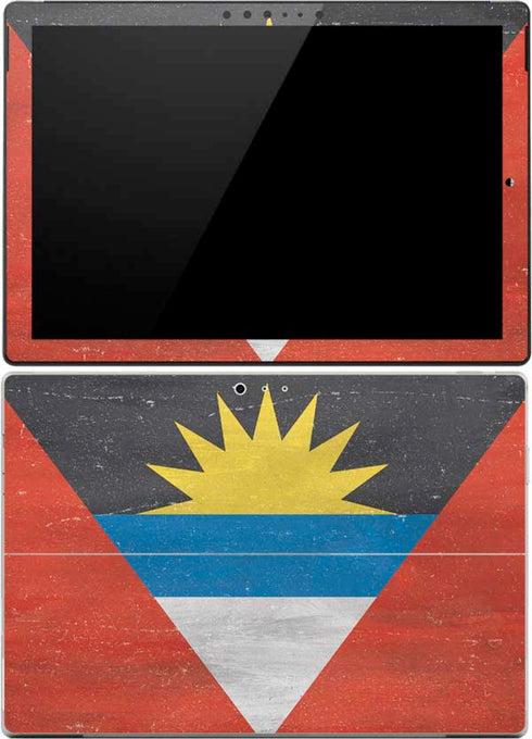 Antigua and Barbuda Flag Distressed Surface Pro 4 Skin
