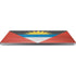 Antigua and Barbuda Flag Distressed Universal Laptop 12in (9.8 x 6.8in) Skin