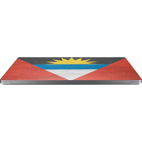 Antigua and Barbuda Flag Distressed Universal Laptop 16in (13 x 9.4in) Skin