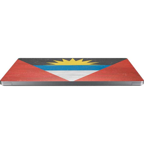 Antigua and Barbuda Flag Distressed Universal Laptop 17in (13.8 x 10in) Skin