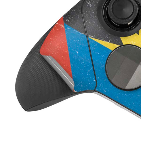 Antigua and Barbuda Flag Distressed Xbox Elite Wireless Controller Series 2 Skin