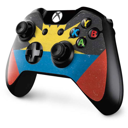 Antigua and Barbuda Flag Distressed Xbox One Controller Skin
