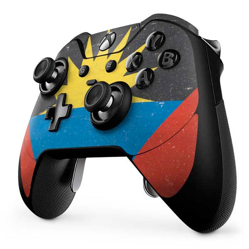 Antigua and Barbuda Flag Distressed Xbox One Elite Controller Skin