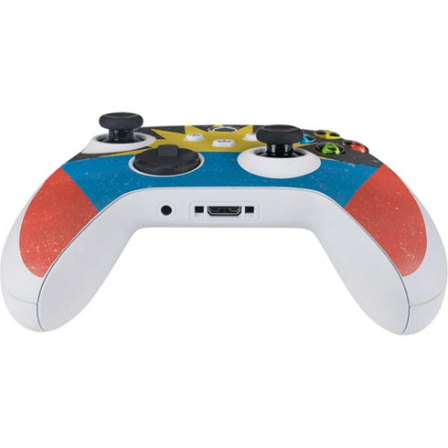 Antigua and Barbuda Flag Distressed Xbox Series S Controller Skin