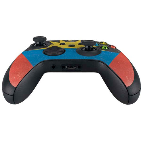 Antigua and Barbuda Flag Distressed Xbox Series X Controller Skin