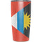 Antigua and Barbuda Flag Distressed Yeti 20oz Tumbler Skin