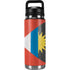Antigua and Barbuda Flag Distressed YETI Rambler 26oz Bottle Skin
