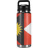 Antigua and Barbuda Flag Distressed YETI Rambler 26oz Bottle Skin