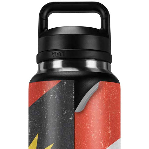 Antigua and Barbuda Flag Distressed YETI Rambler 36oz Bottle Skin
