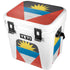 Antigua and Barbuda Flag Distressed YETI Roadie 24 Hard Cooler Skin