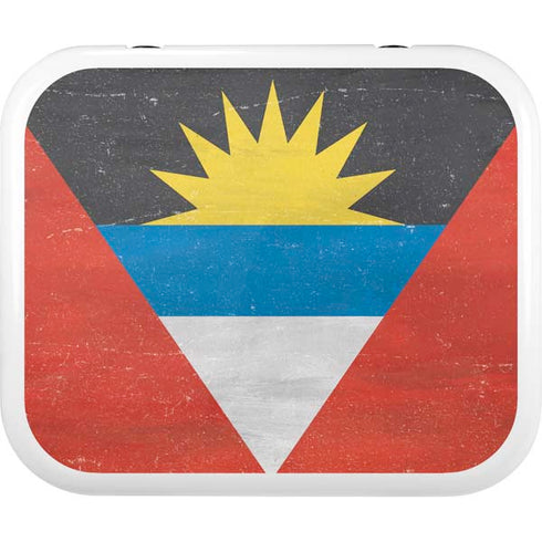Antigua and Barbuda Flag Distressed YETI Roadie 24 Hard Cooler Skin