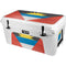 Antigua and Barbuda Flag Distressed YETI Tundra 65 Hard Cooler Skin