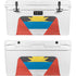 Antigua and Barbuda Flag Distressed YETI Tundra 65 Hard Cooler Skin