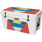 Antigua and Barbuda Flag Distressed YETI Tundra 75 Hard Cooler Skin