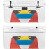 Antigua and Barbuda Flag Distressed YETI Tundra 75 Hard Cooler Skin