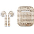 Antique Notes Apple AirPods 2 Skin