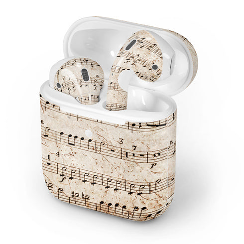 Antique Notes Apple AirPods 2 Skin