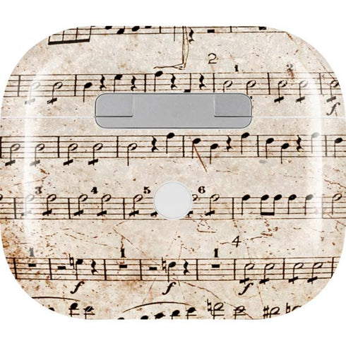 Antique Notes Apple AirPods (3rd Gen 2021) Skin