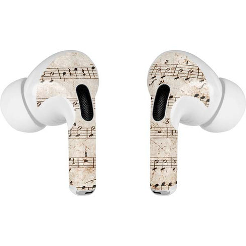 Antique Notes Apple AirPods Pro Skin