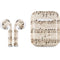 Antique Notes Apple AirPods Skin