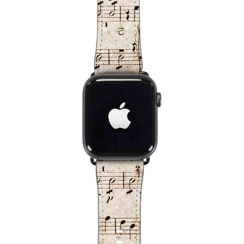 Antique Notes Apple Watch Band 42-44mm