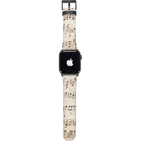 Antique Notes Apple Watch Band 42-44mm