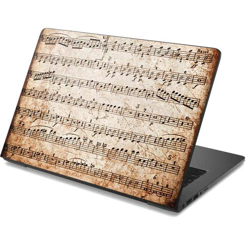 Antique Notes Dell Chromebook Skin