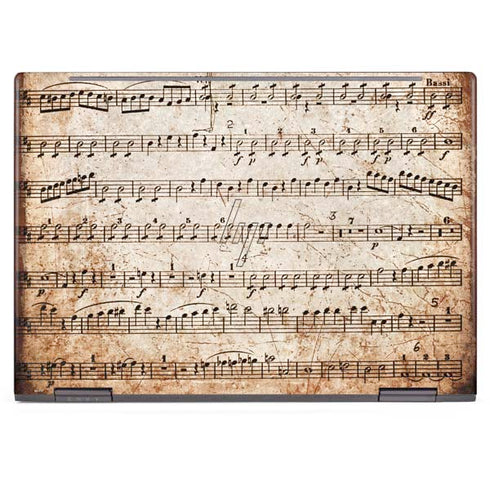 Antique Notes HP Envy Skin