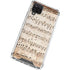 Antique Notes Galaxy A12 Clear Case