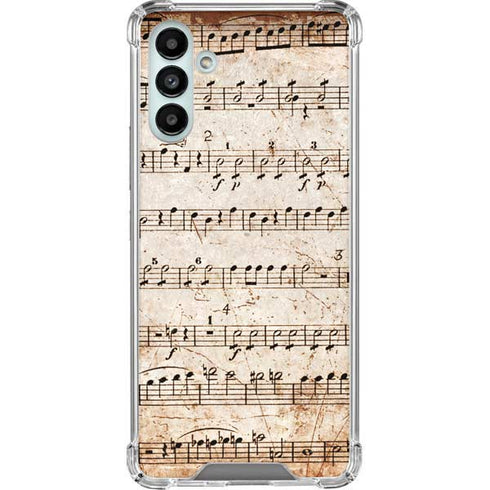 Antique Notes Galaxy A13 5G Clear Case