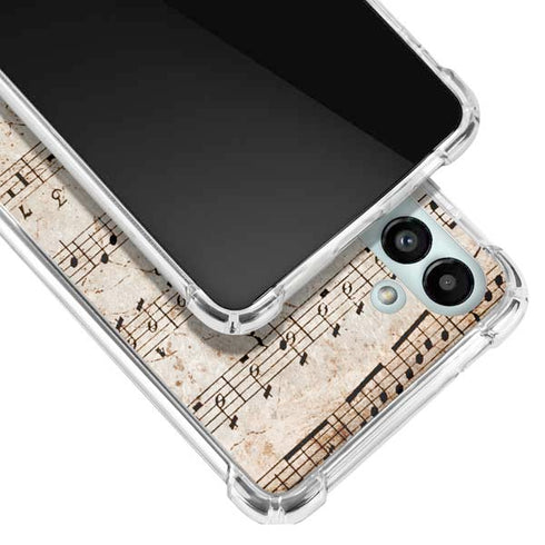 Antique Notes Galaxy A13 5G Clear Case