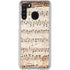 Antique Notes Galaxy A21 Clear Case