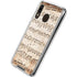 Antique Notes Galaxy A30 Clear Case