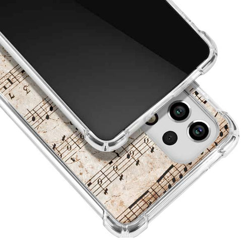 Antique Notes Galaxy A53 5G Clear Case